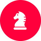 Icône de pion d'échec (cheval)